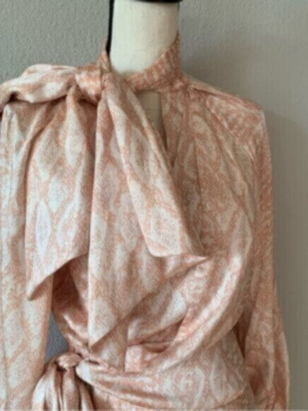 NWT Acler Bradley Cobra Wrap Long Sleeve Mini Dress - Picture 10 of 14